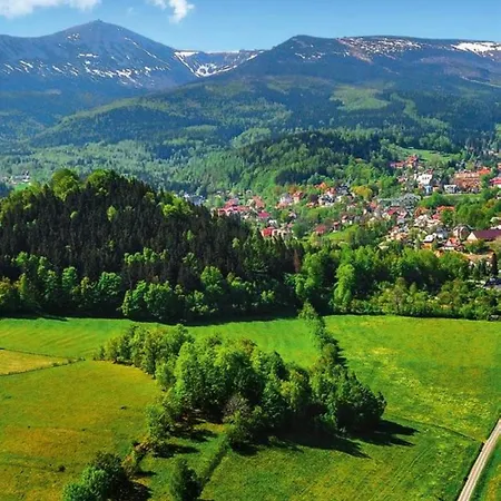 아파트 Panorama Karkonoszy - Komfort Z Widokiem Na Sniezke I Aquapark *