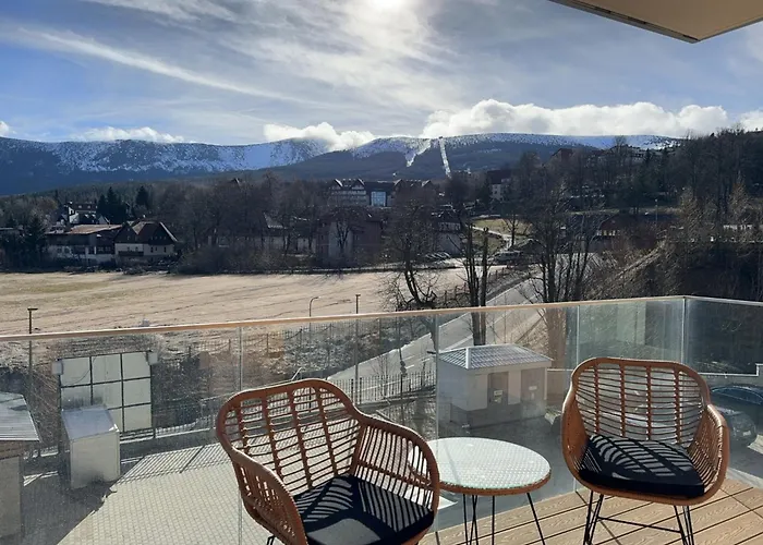 Apartmán Panorama Karkonoszy - Komfort Z Widokiem Na Sniezke I Aquapark *